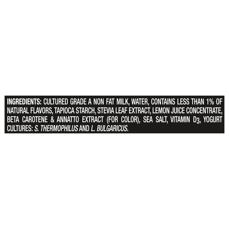 Oikos Triple Zero Banana Creme Nonfat Greek Yogurt, 0% Fat, 0g