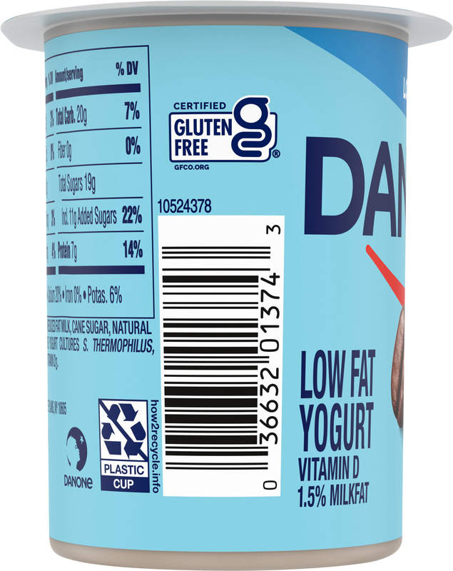 Dannon Coffee Low Fat Yogurt, Good Source of Calcium and Protein