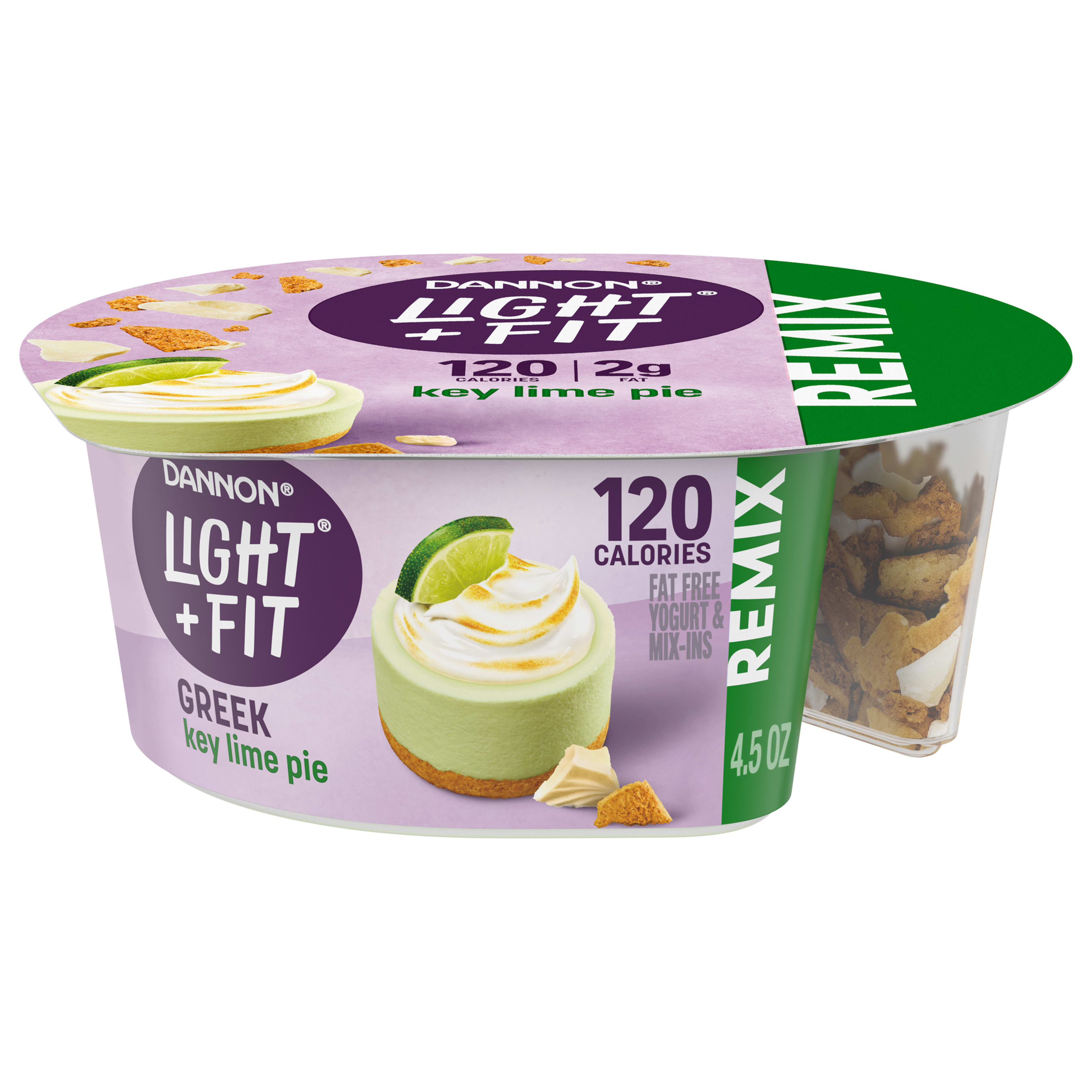 Dannon Light + Fit REMIX Strawberry Cheesecake Nonfat Greek Yogurt