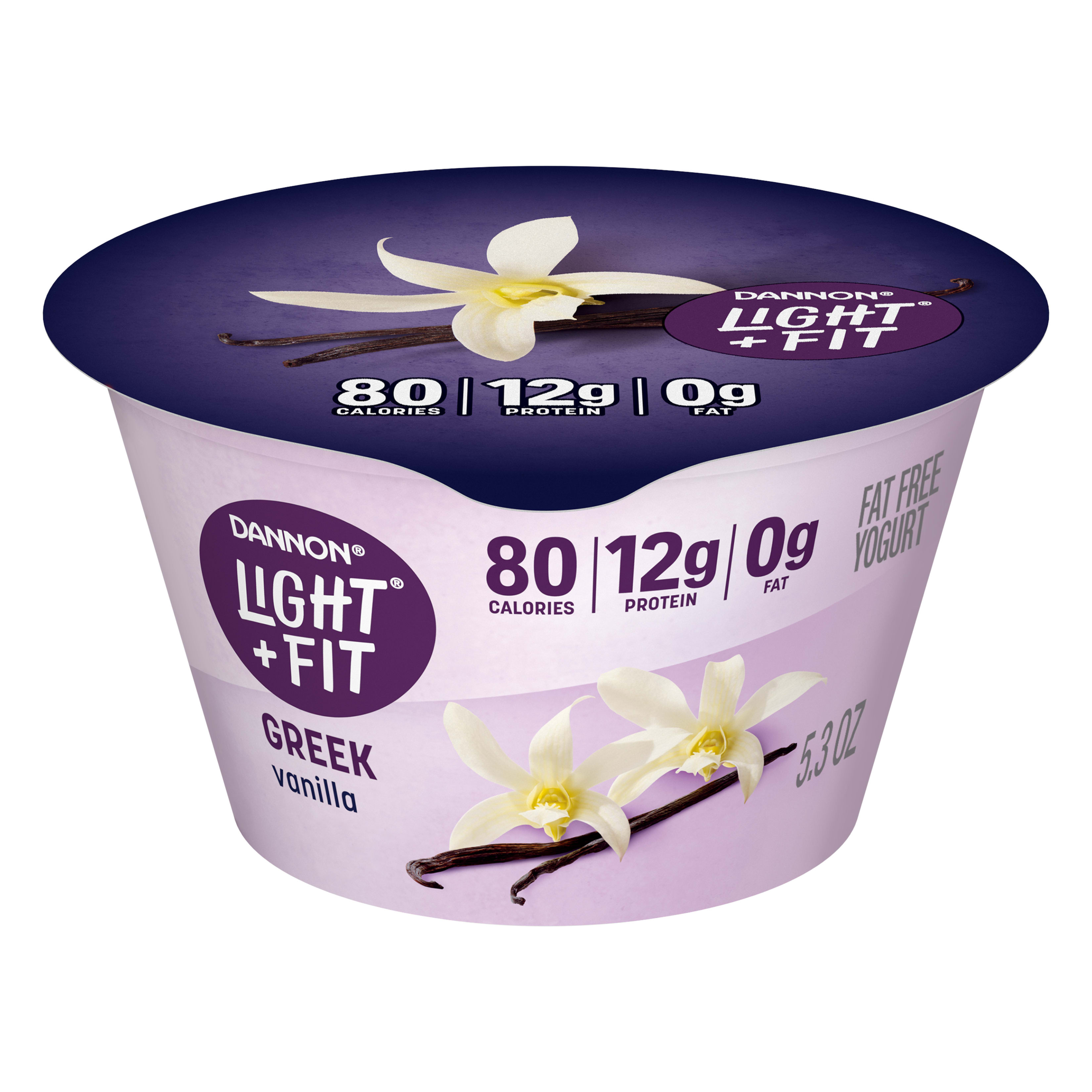 Dannon Light + Fit Caramel Apple Pie Greek Fat Free Yogurt