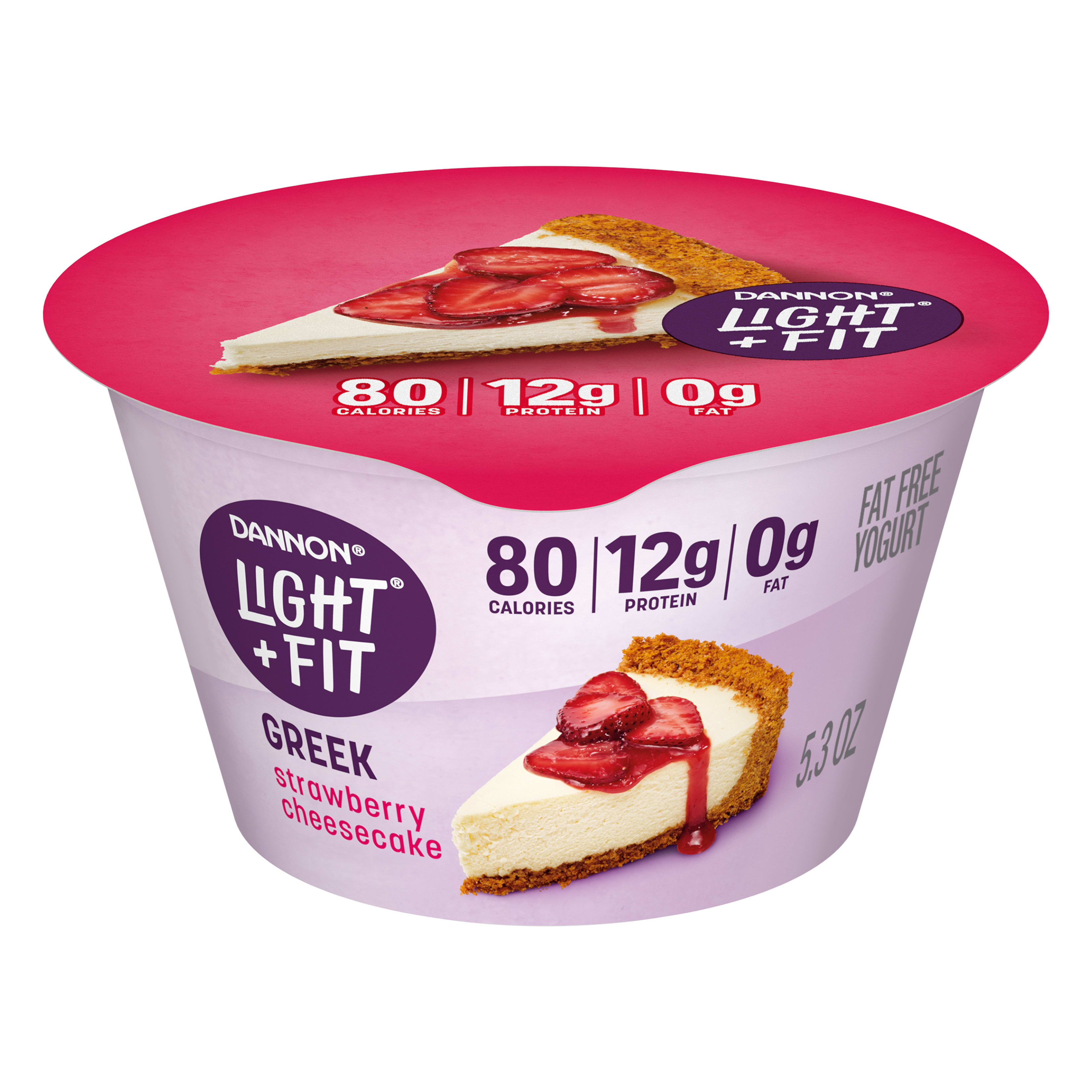Dannon Light + Fit Caramel Apple Pie Greek Fat Free Yogurt