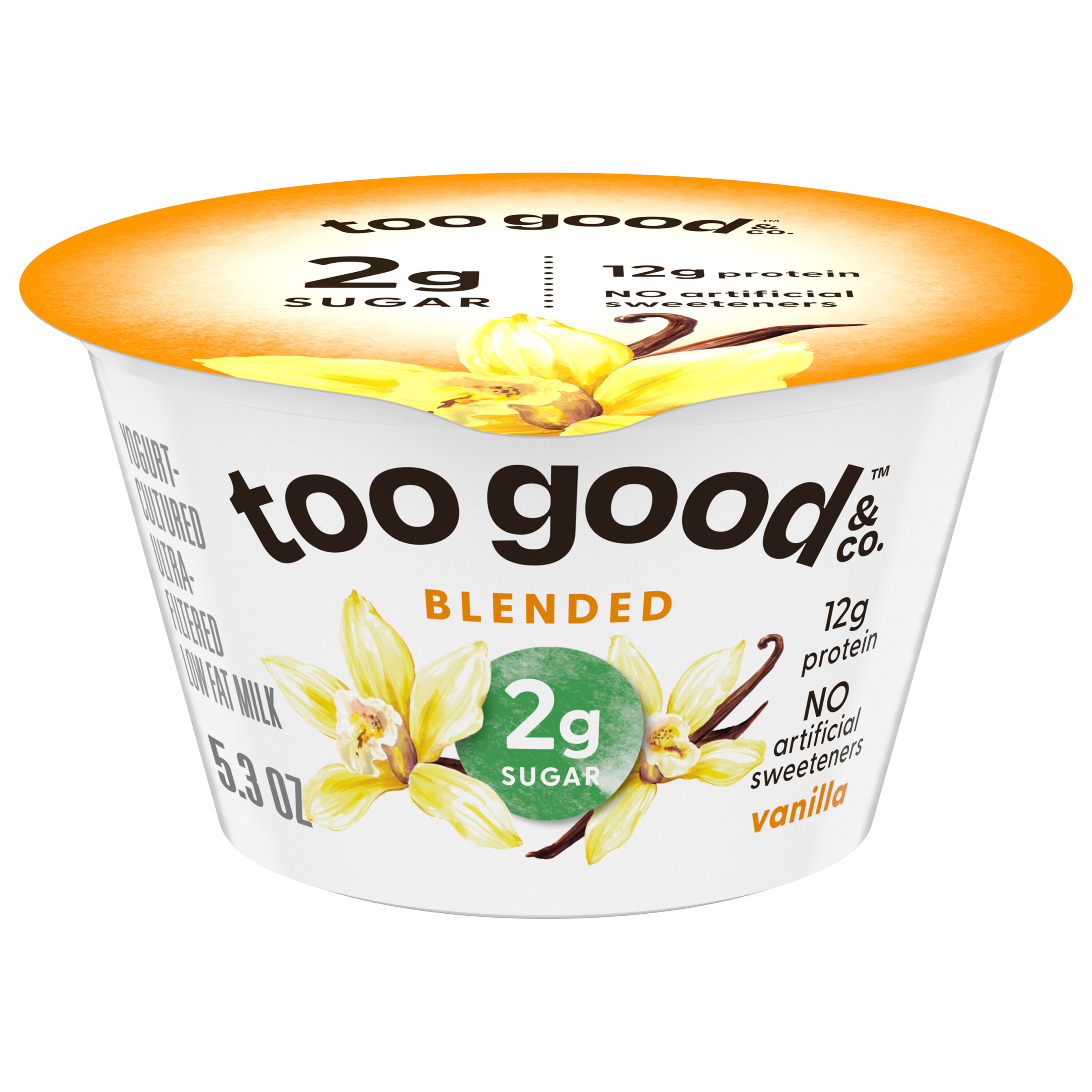 Too Good & Co. Blended Vanilla Yogurt-Cultured Ultra-Filtered Low