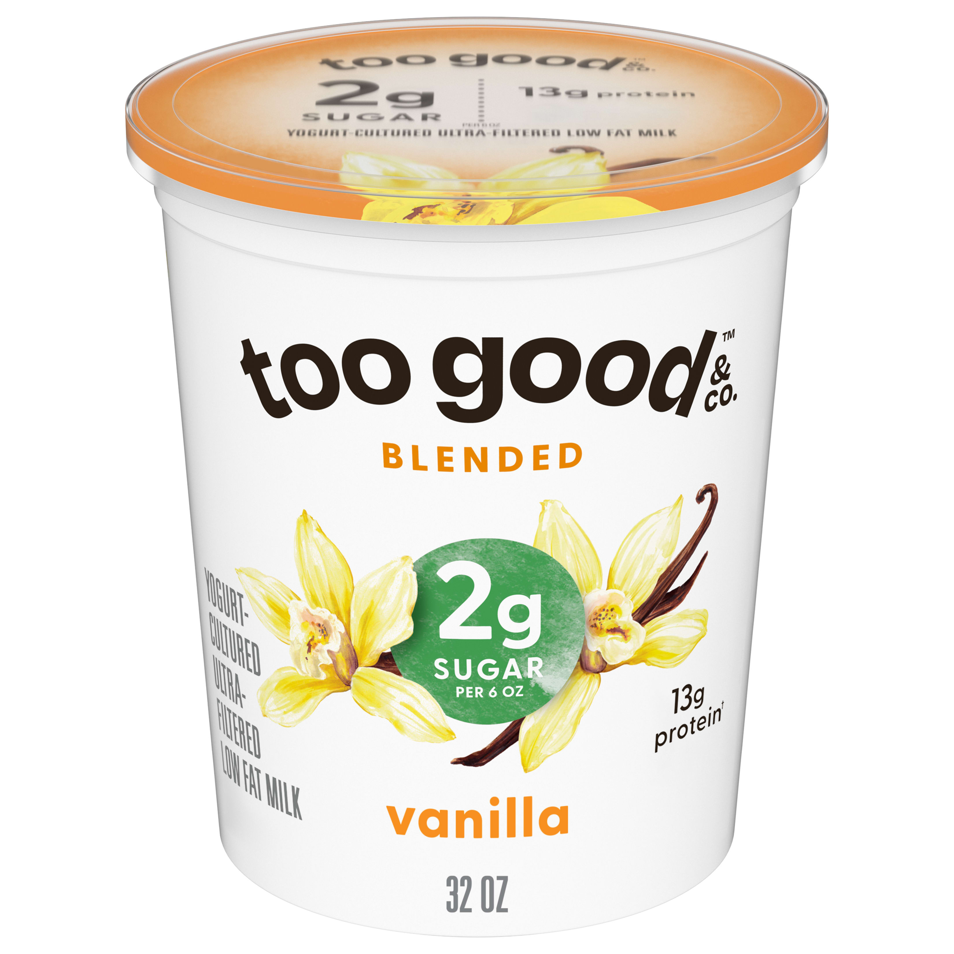 Too Good & Co. Blended Vanilla Yogurt-Cultured Ultra-Filtered Low