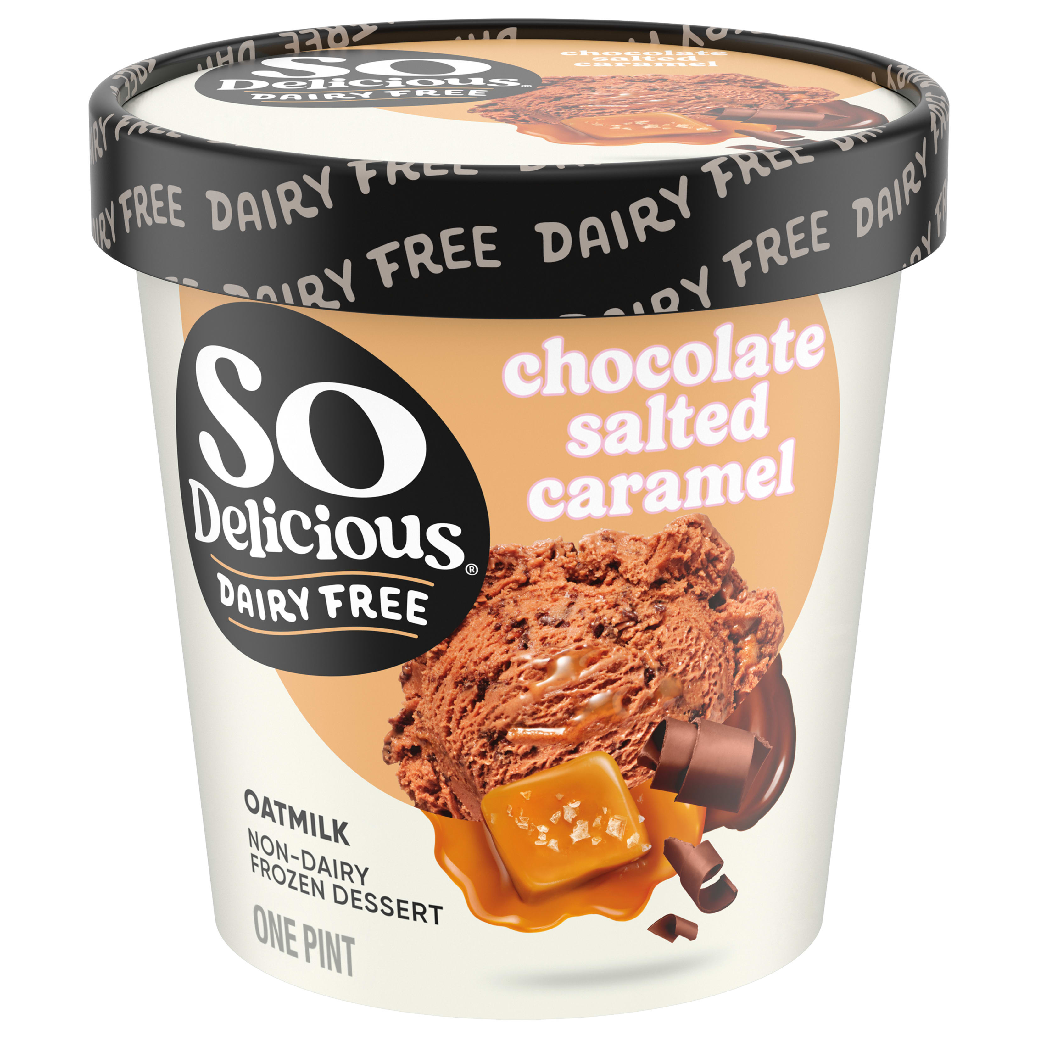 So Delicious Oat Milk Frozen Dessert, Chocolate Salted Caramel