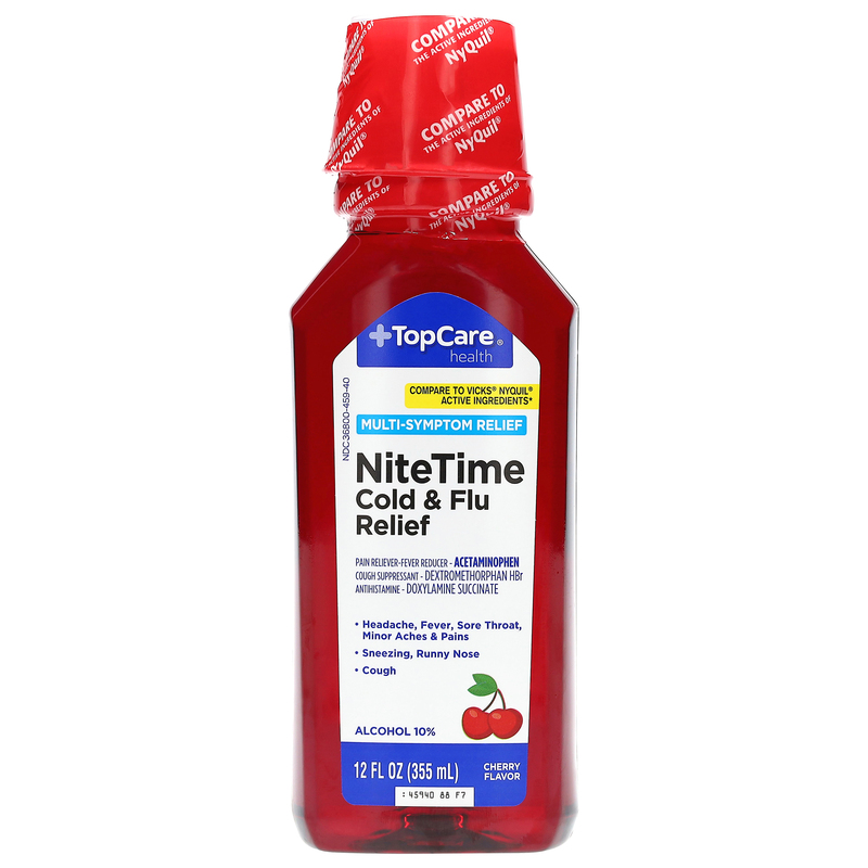 TopCare NiteTime Cherry Flavor Cold & Flu Relief | Giant Eagle