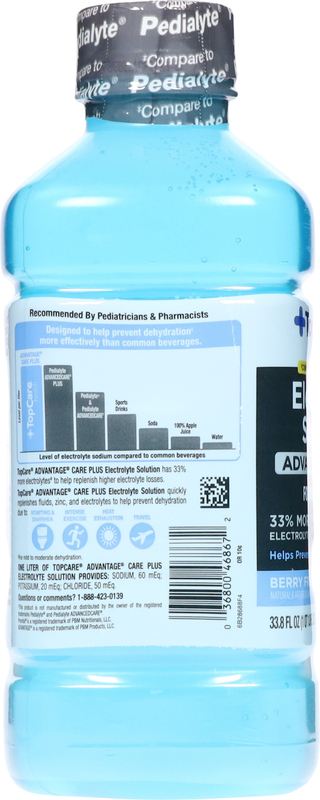 TopCare Advantage Care+ Berry Frost Electrolyte Solution | Giant