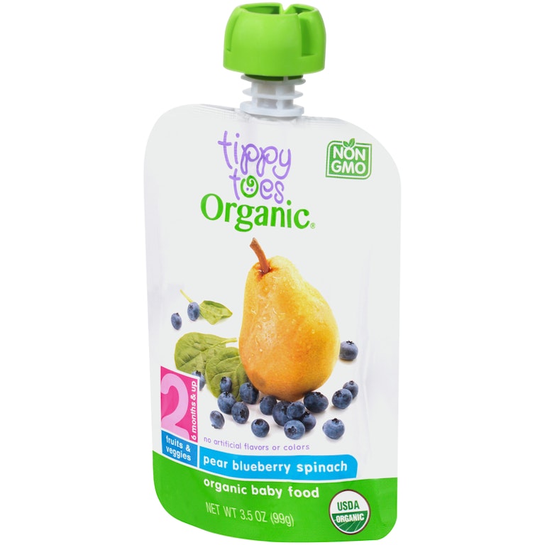 Tippy Toes Pear Blueberry Spinach Organic Baby Food Giant Eagle