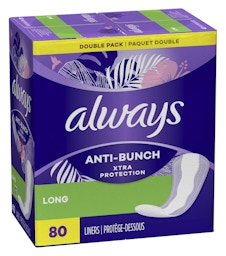 Always Radiant Pantiliners, Regular, Unscented, 96 Liners (Pack of 2) :  : Health & Personal Care