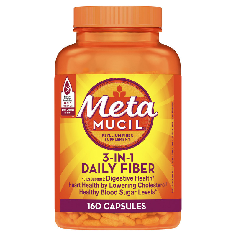 semaglutide and psyllium husk Metamucil Psyllium Husk Capsules, 160 Capsules, 3-in-1 Daily Fiber | Giant  Eagle | Because It Matters
