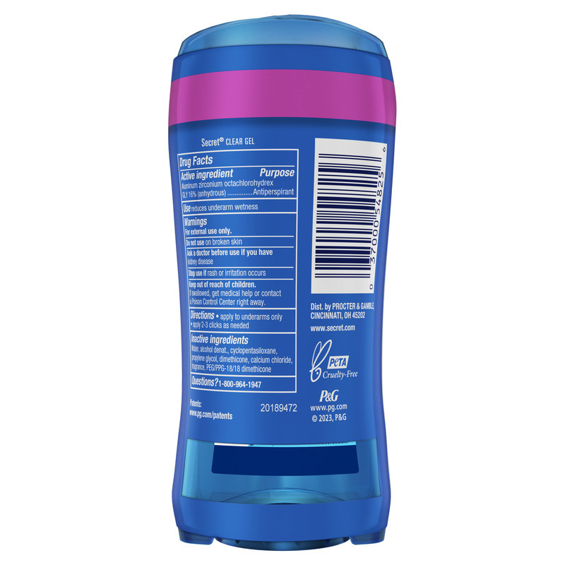 Secret Outlast Clear Gel Antiperspirant Deodorant for Women