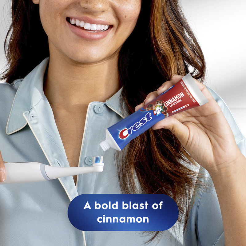 Crest Whitening Plus Cinnamon Expressions Toothpaste, 5.4 oz