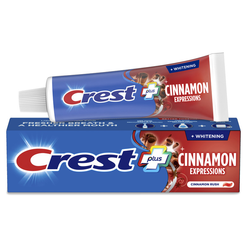 Crest Whitening Plus Cinnamon Expressions Toothpaste, 5.4 oz