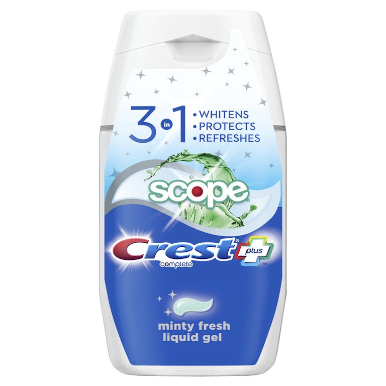Crest Complete Plus Scope 3-In-1 Whitening Liquid Gel Toothpaste Crest Complete Plus Scope 3-In-1 Whitening Liquid Gel Toothpaste