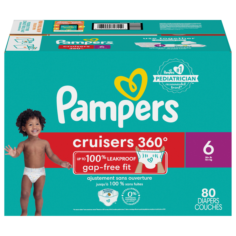 Pampers Size Diapers (35+ lbs (16+ kg)) Enormous Pack Giant - Main Image