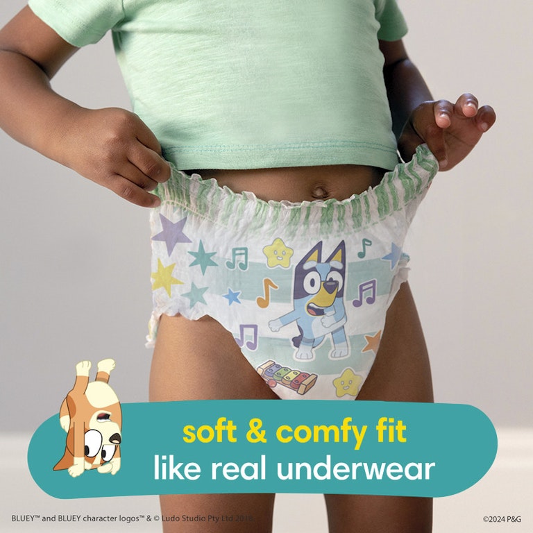 Pampers Easy Ups Training Underwear Boys Size 3T4T, 66 Count