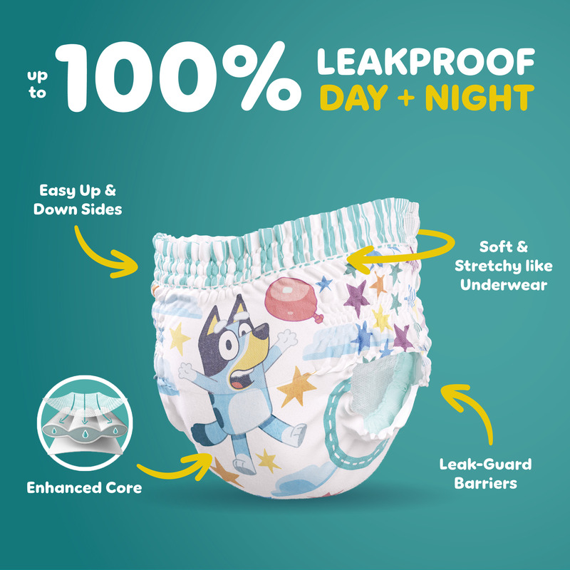 Pampers Easy Ups Potty Training Pants Size 6 (4T5T), 56 Count