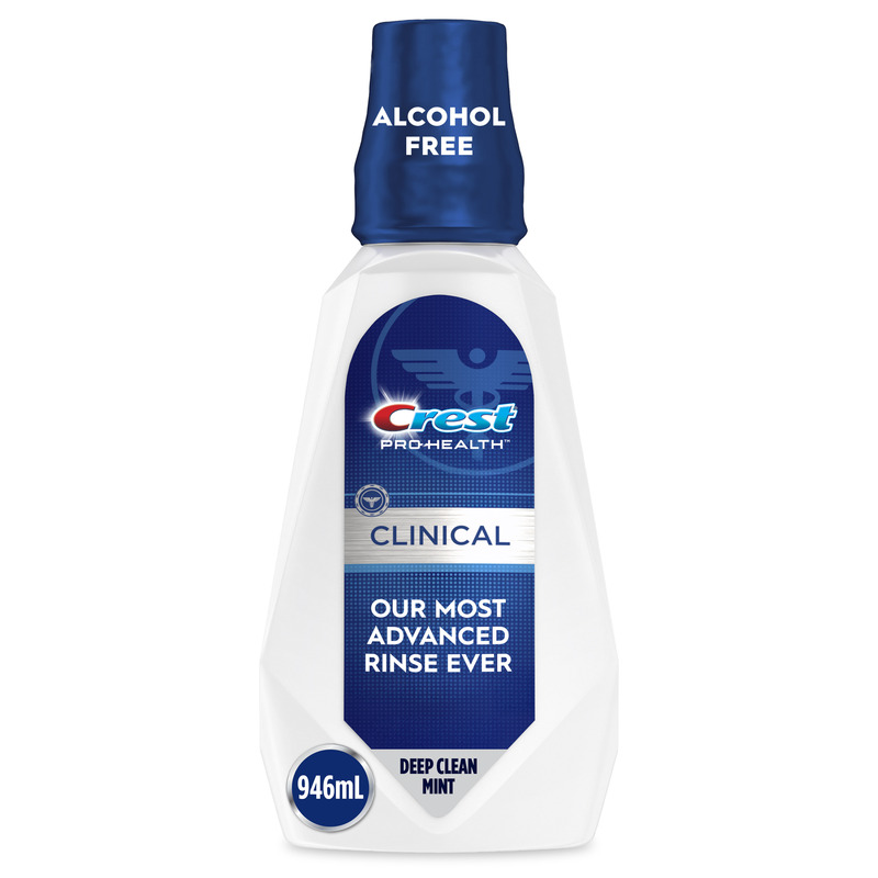Crest Pro-Health Clinical Mouthwash, Alcohol Free, Antigingivitis