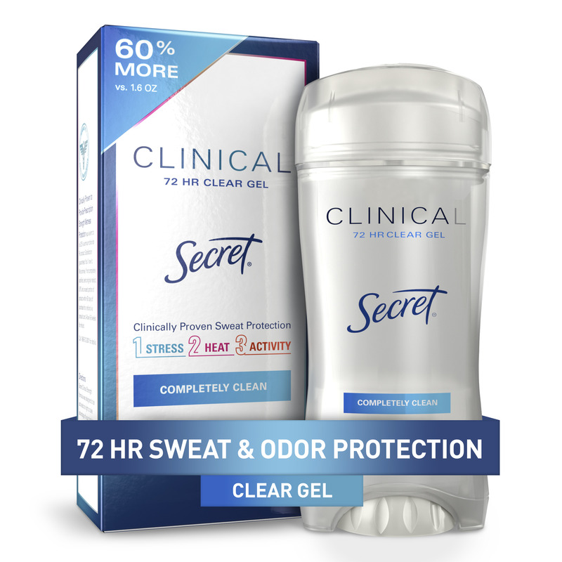 Secret Clinical Strength Clear Gel Antiperspirant and Deodorant