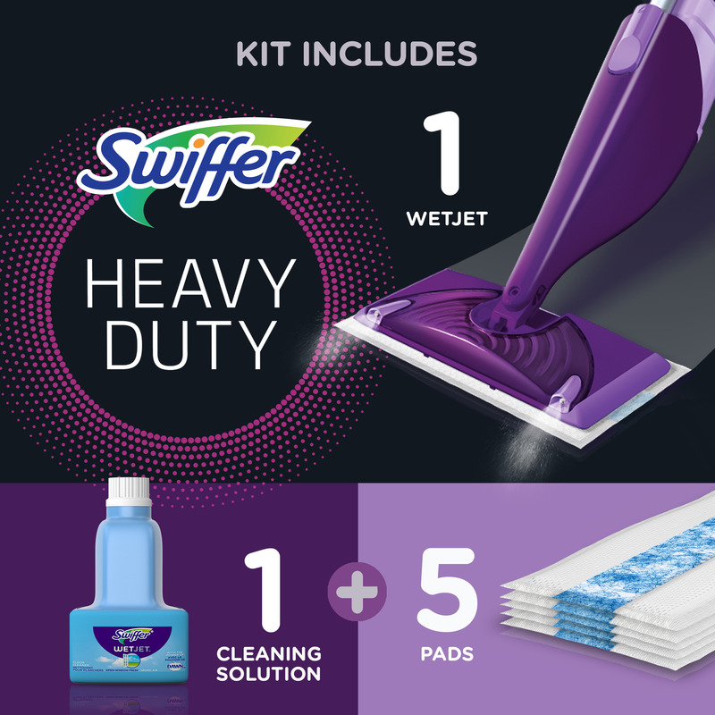 Swiffer Wet Jet Mop, Floor Cleaner, Wood, Laminate, Tile, Cleaning