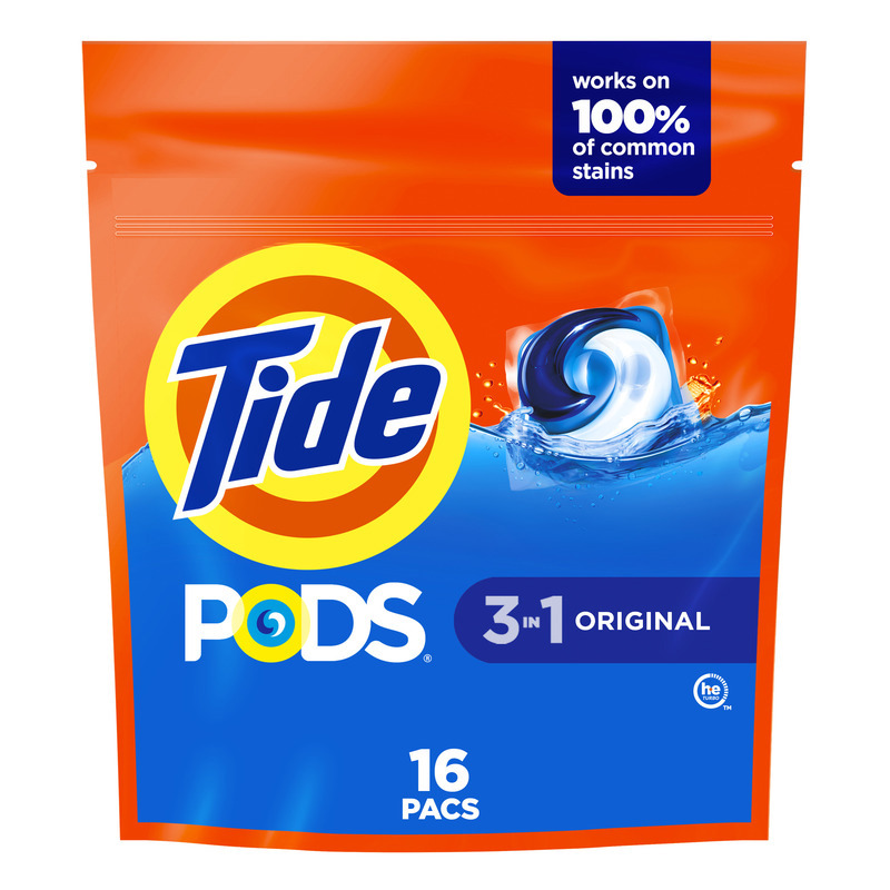 【tide】お菓子まとめ売り (43) (11) (37) Tide PODs Laundry Detergent, 16 Count, Original Scent | Giant