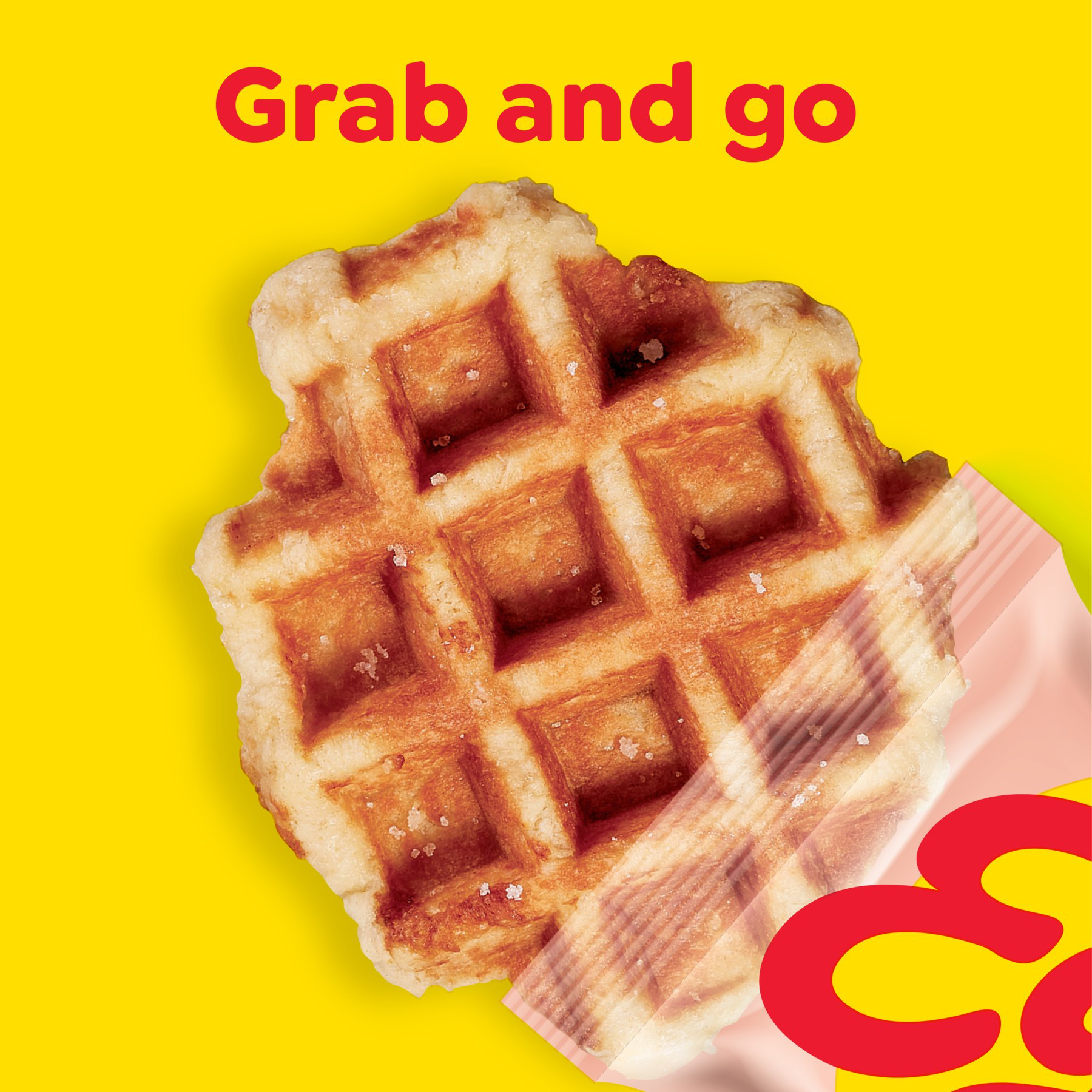 Eggo Belgian-Style Street Waffles Buttery Maple Flavor, Frozen
