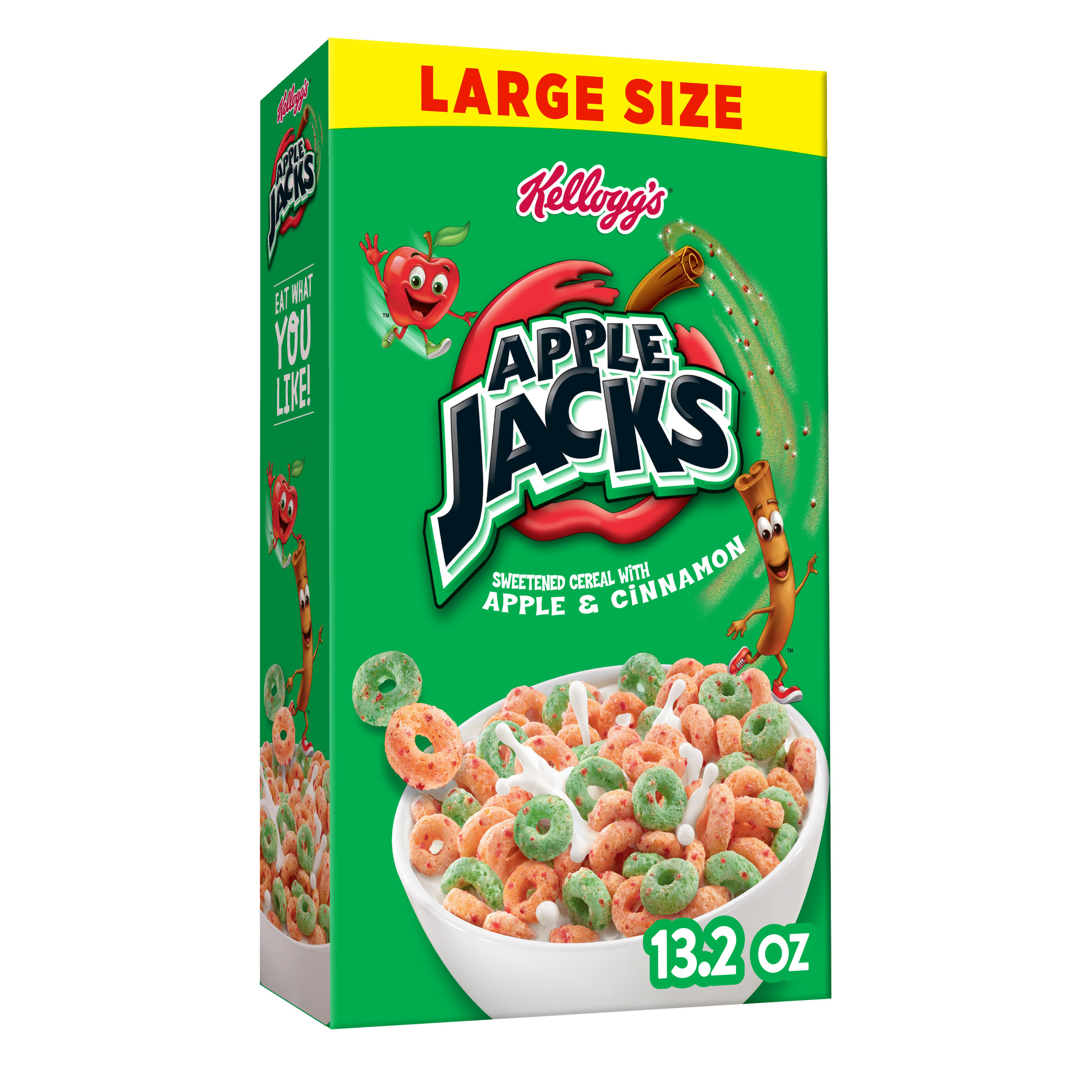 Kellogg's Apple Jacks Cold Breakfast Cereal, 8 Vitamins and