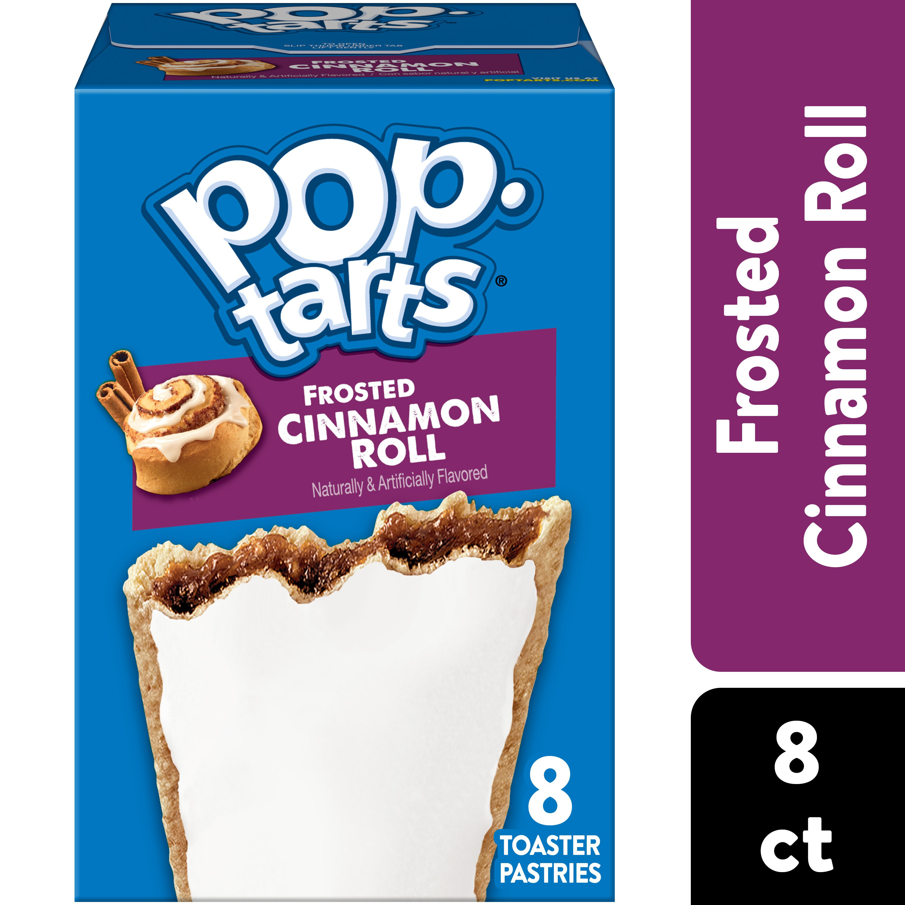 Pop-Tarts Toaster Pastries Frosted Cinnamon Roll, Breakfast Foods