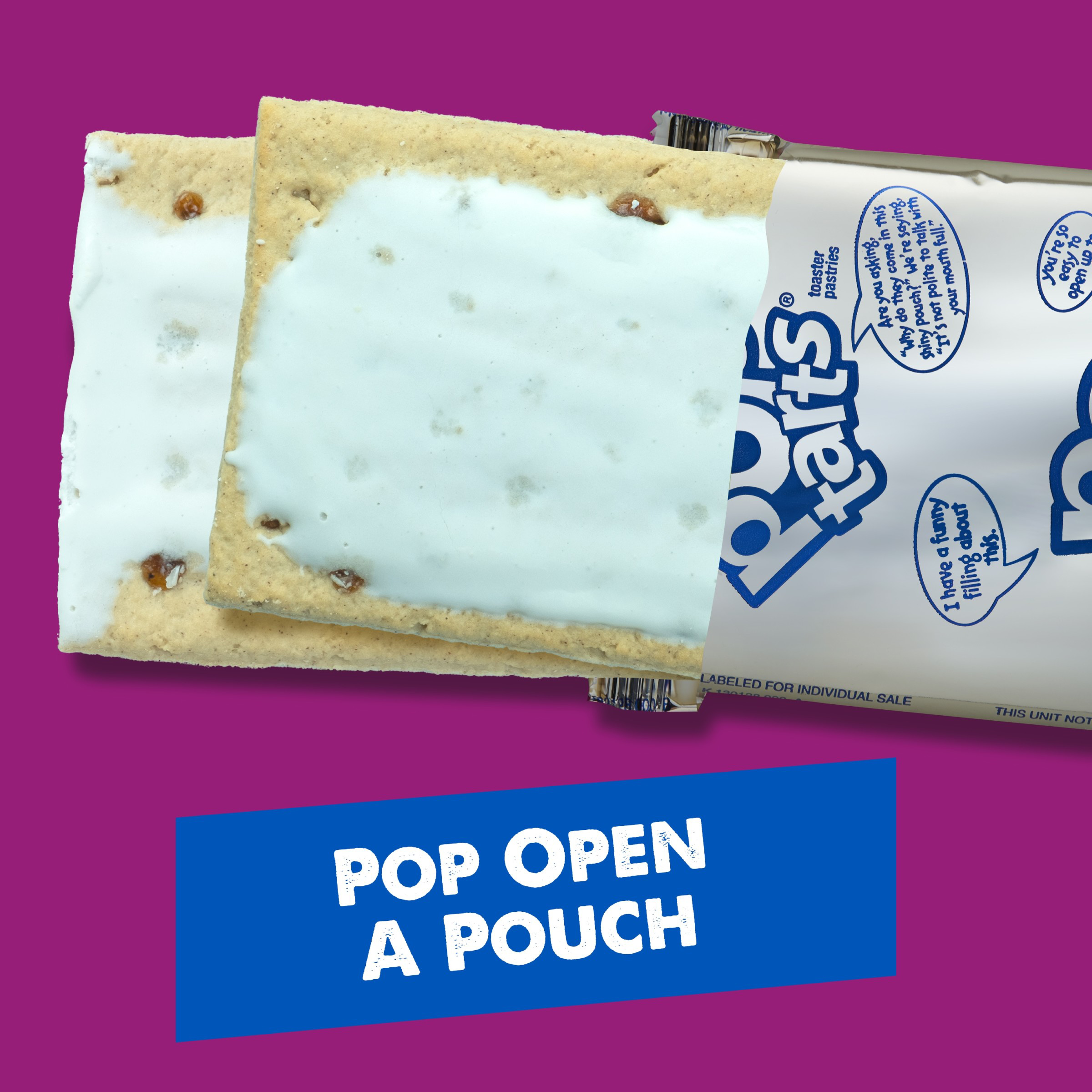 Pop-Tarts Toaster Pastries Frosted Cinnamon Roll, Breakfast Foods