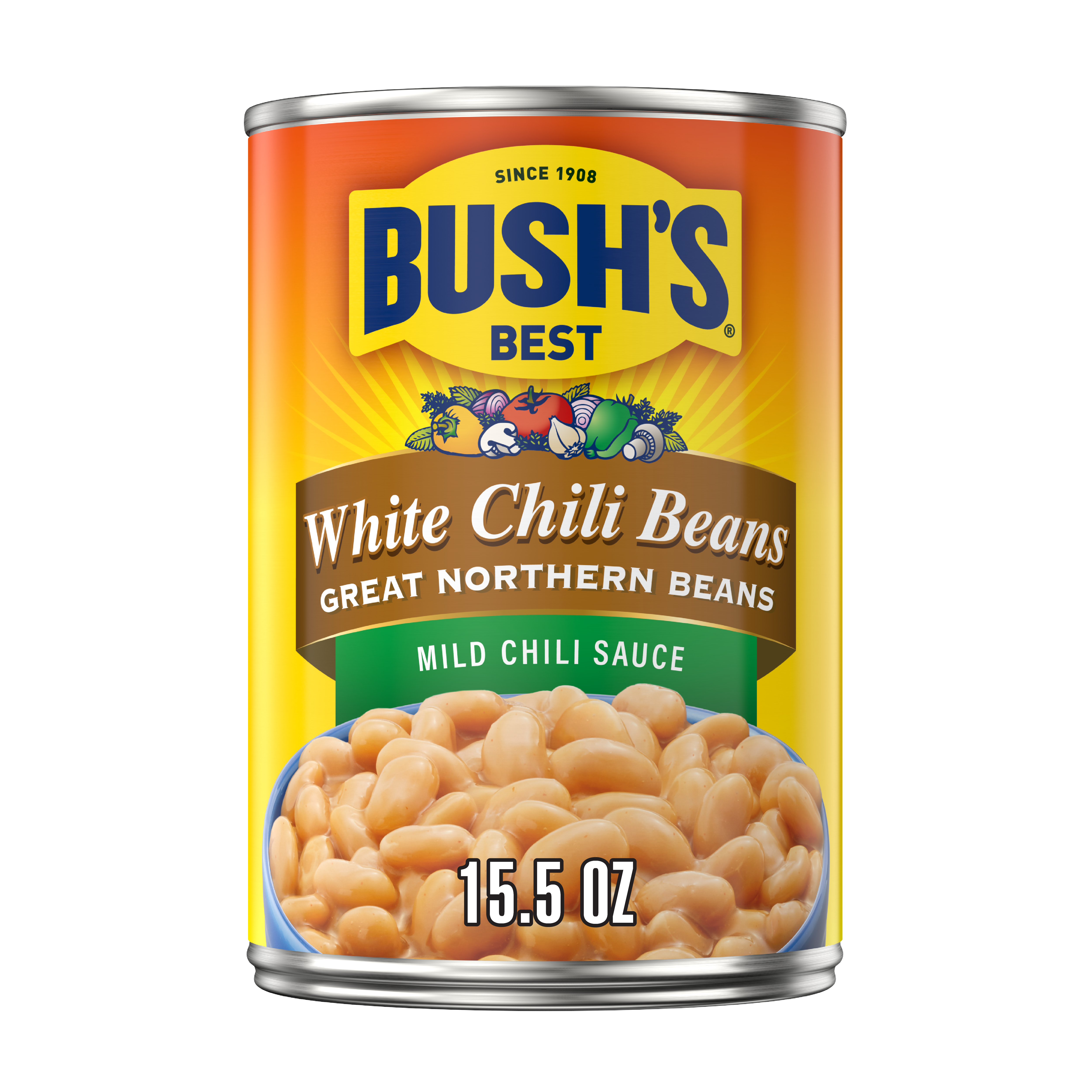 Bush's White Chili Beans in a Mild Chili Sauce 15.5 oz | Giant