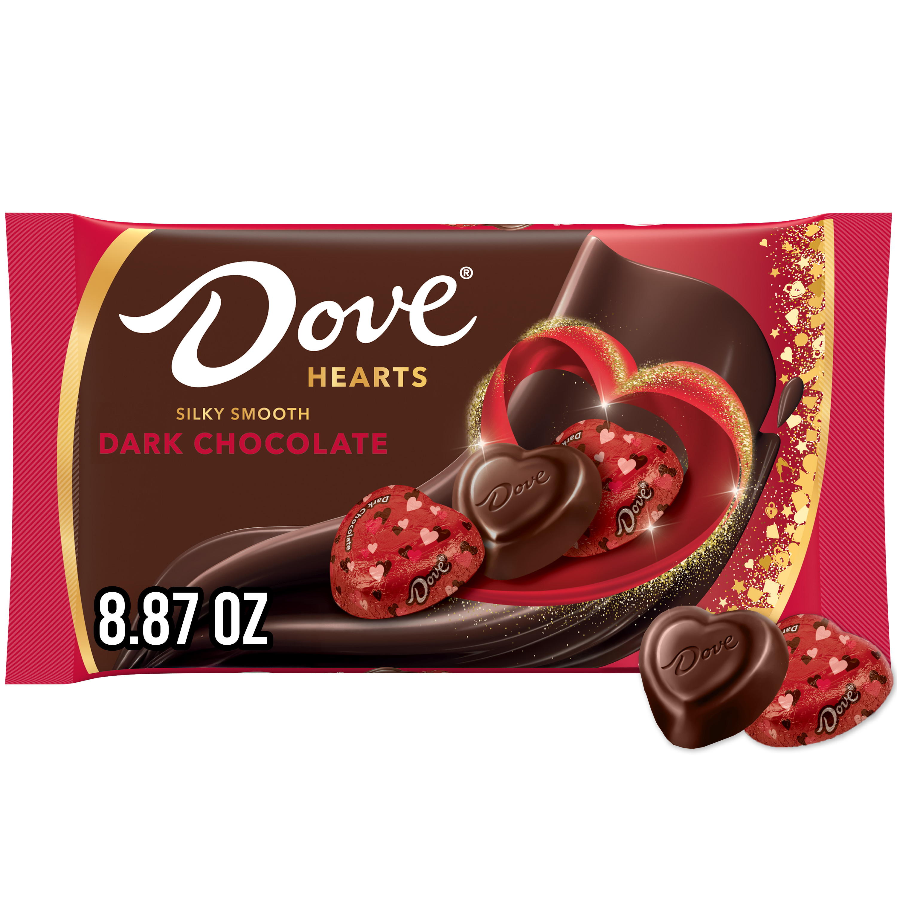 DOVE PROMISES Dark Chocolate Valentines Day Candy Hearts Gift