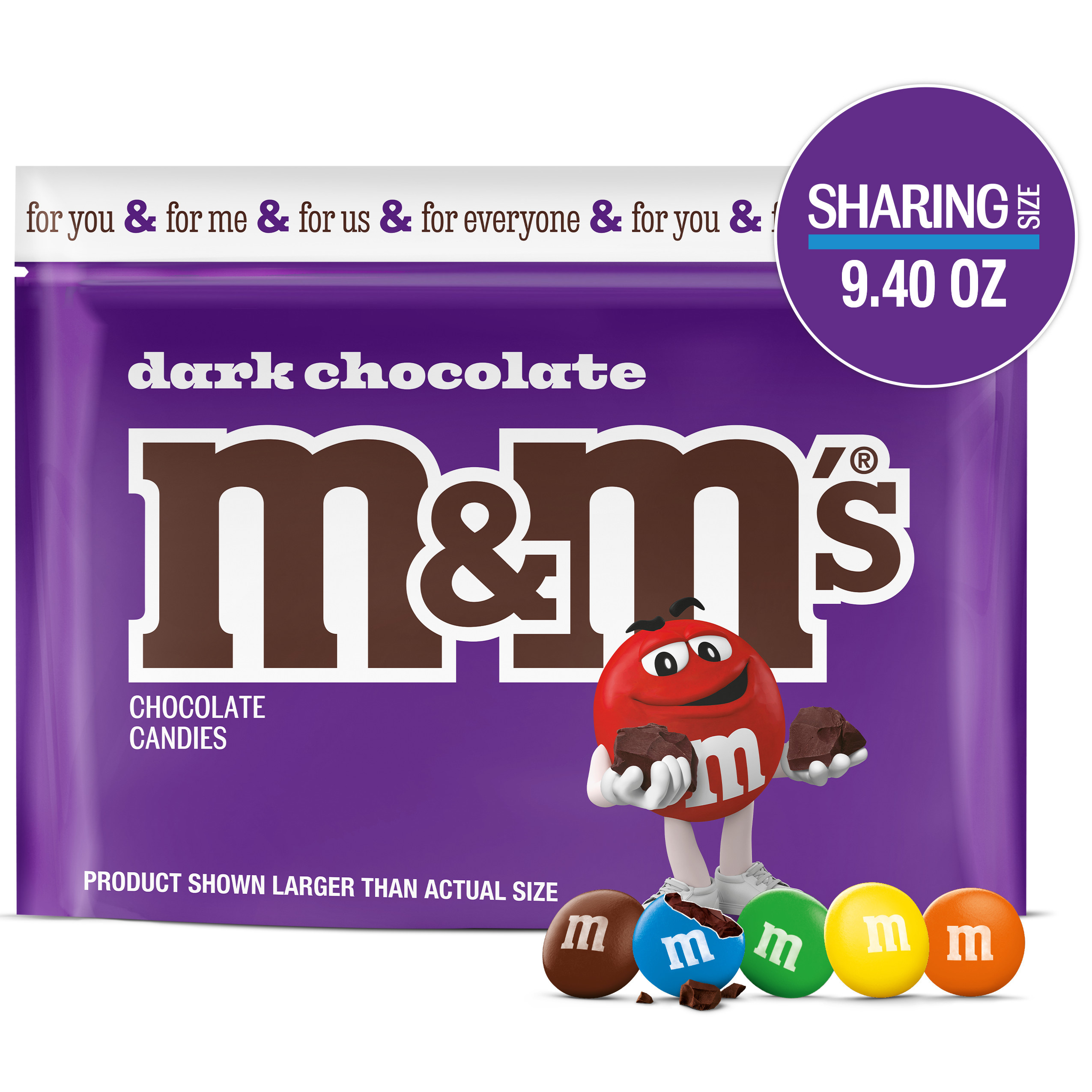 M&M'S Dark Chocolate Candy, Sharing Size, 9.4 oz Bag | Giant Eagle