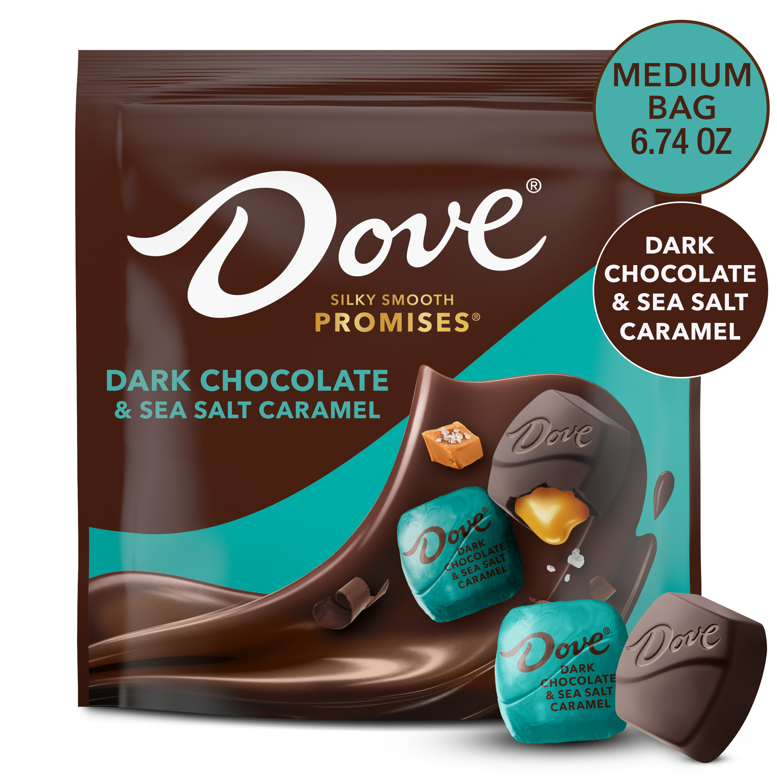 DOVE PROMISES Dark Chocolate Almond Candy Individually Wrapped
