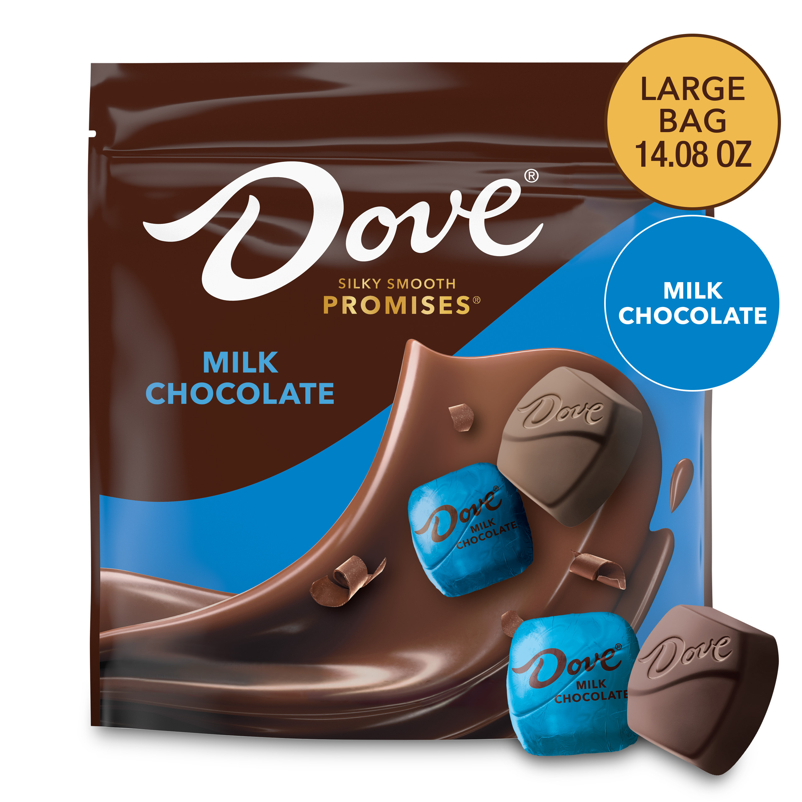 DOVE PROMISES Milk Chocolate Candy Individually Wrapped , 14.08 oz