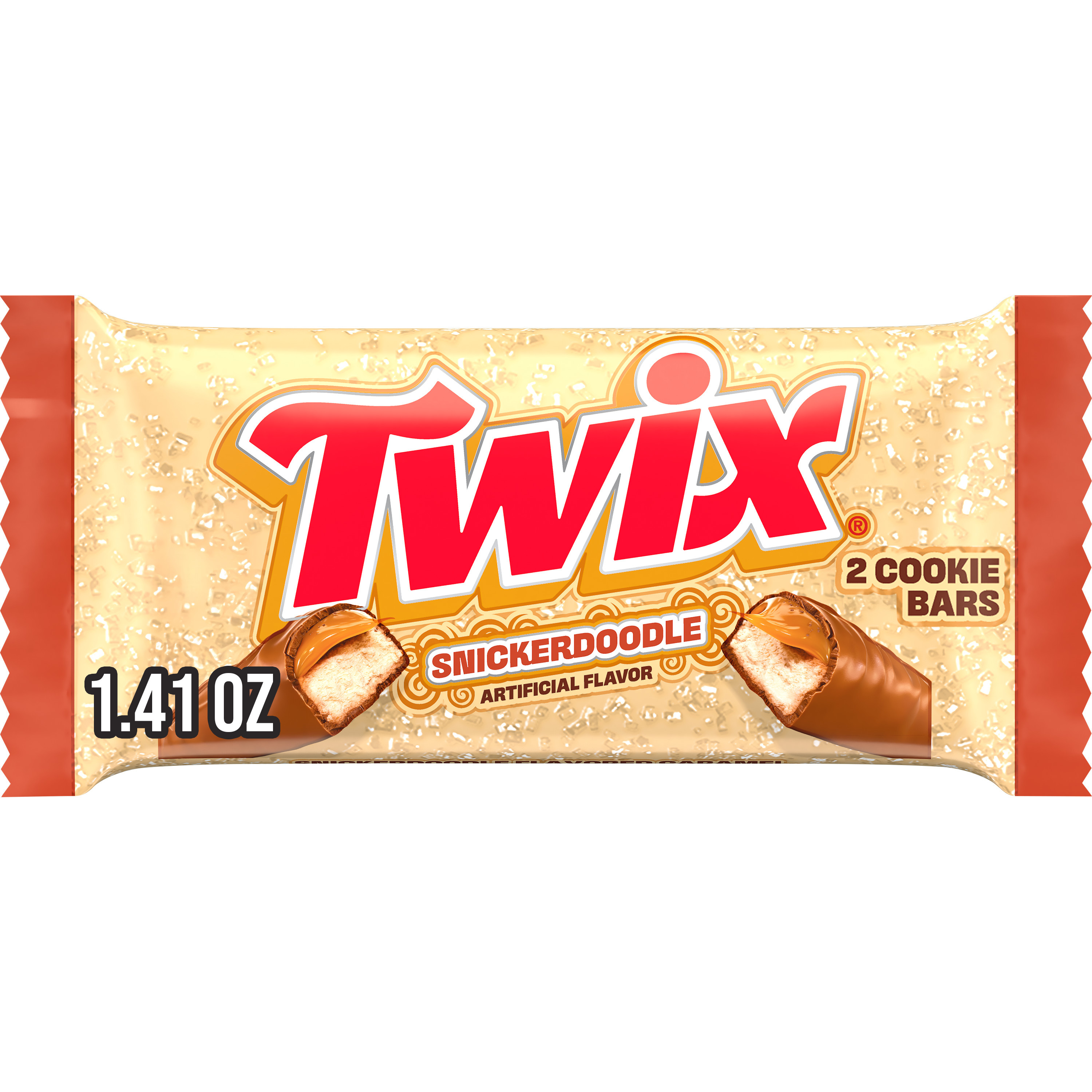 TWIX Snickerdoodle Cookie Chocolate Candy Bars, 1.4 Oz Pack