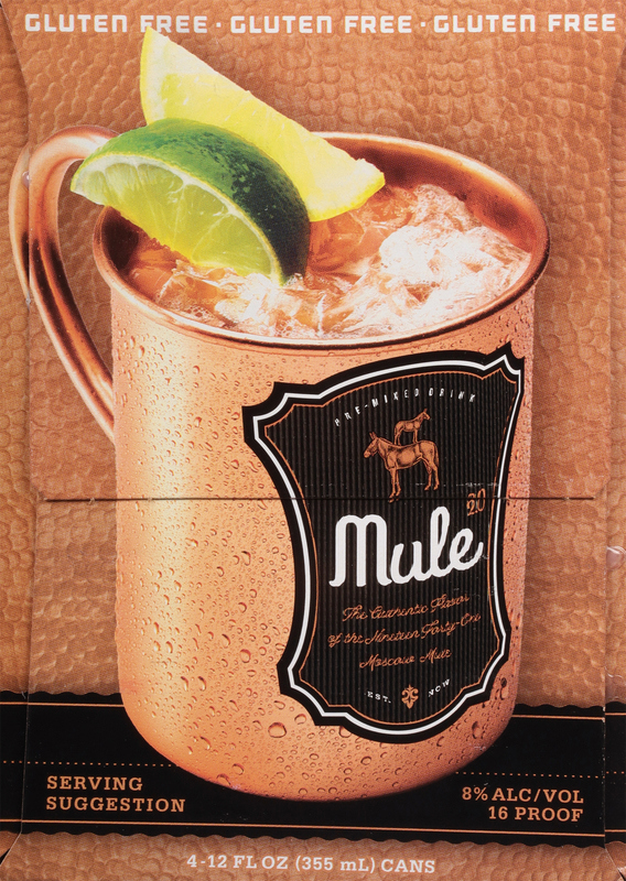 Mule 2.0 Moscow Mule, Ginger & Lemon-Lime Flavor | Giant Eagle