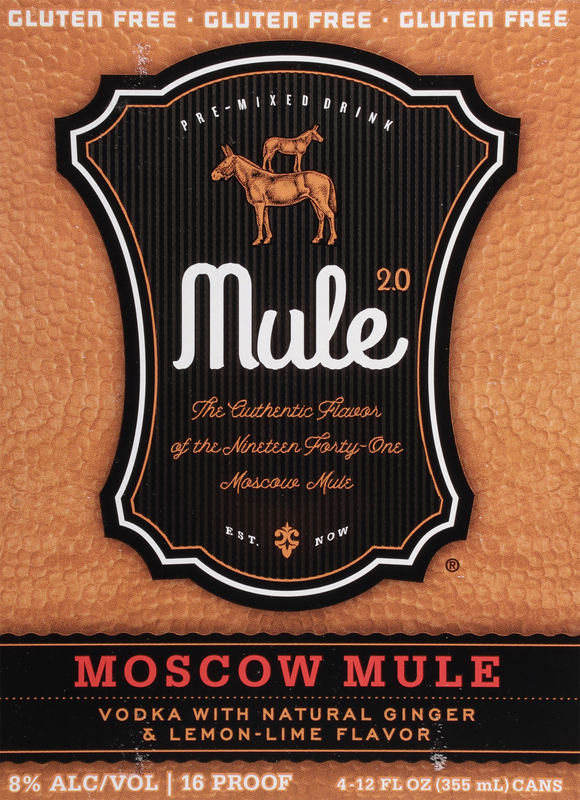 Mule 2.0 Moscow Mule, Ginger & Lemon-Lime Flavor | Giant Eagle