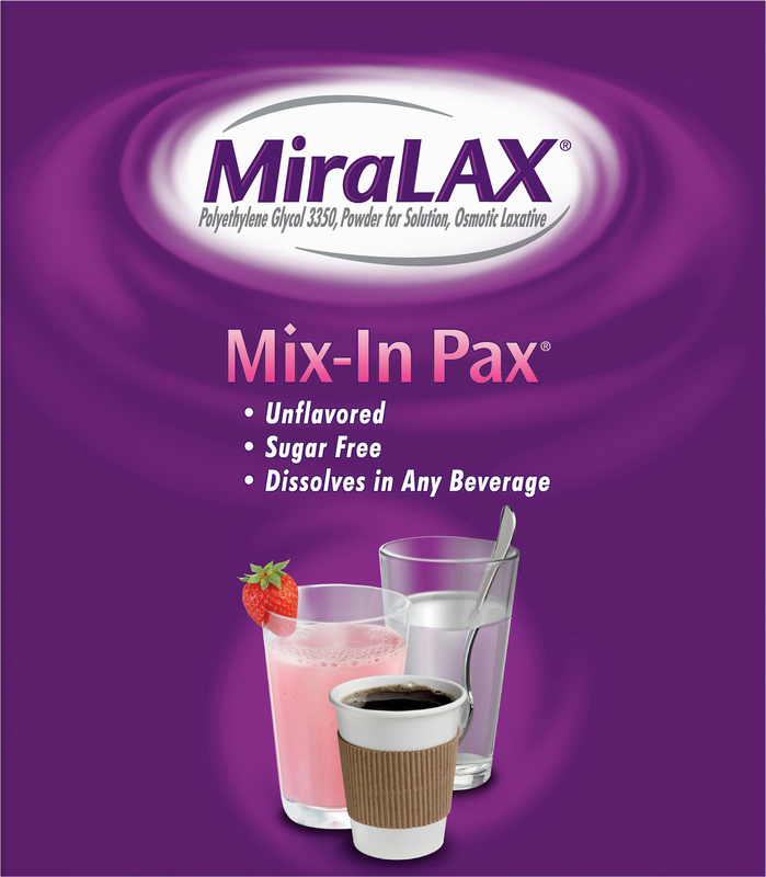 MiraLAX Mix-in Pax, Single Doses, Unflavored Powder, 20 Pack | Giant Eagle  | Because It Matters