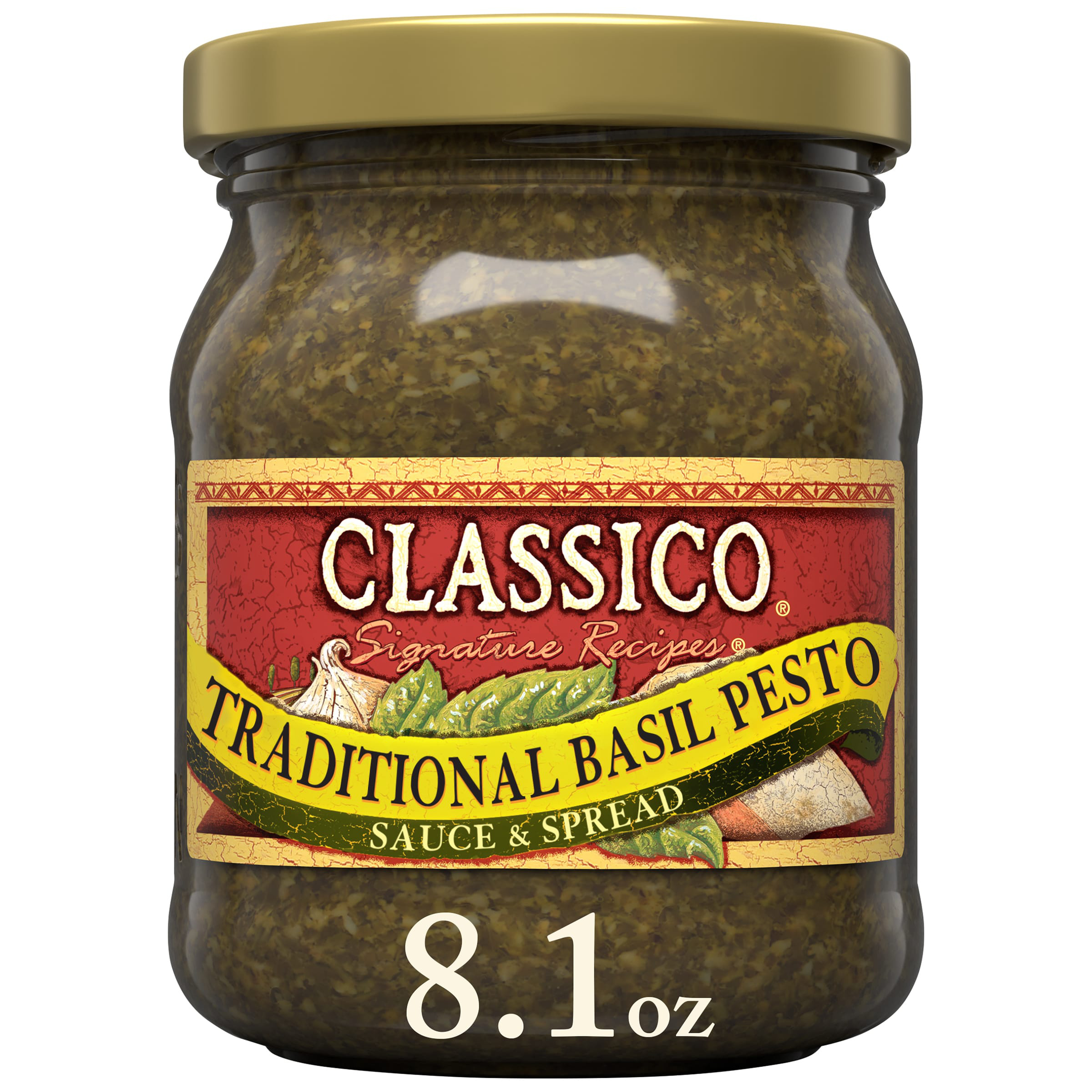 Classico Signature Recipes Traditional Basil Pesto Sauce & Spread