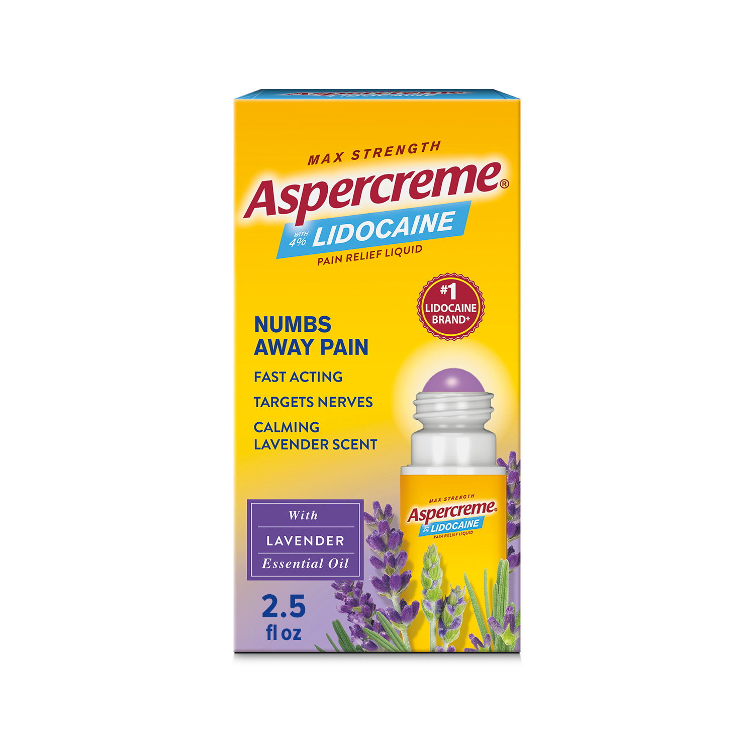 Aspercreme Lidocaine Pain Relief Cream Soothes Aggravated Nerves