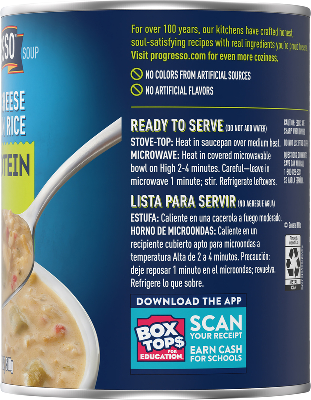 Progresso Broccoli Cheese with Brown Rice Soup | Giant Eagle