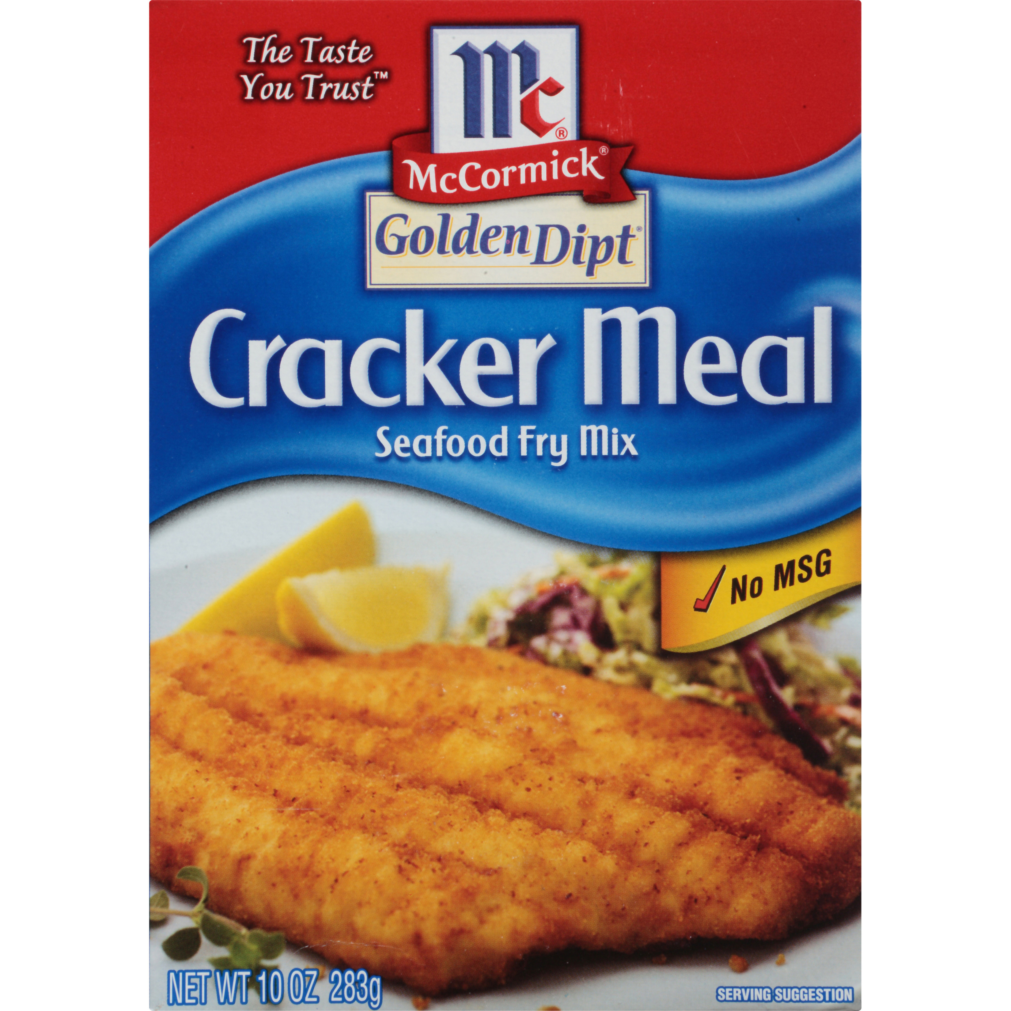 McCormick GOLDEN DIPT Cracker Meal Seafood Fry Mix, 10.0 oz