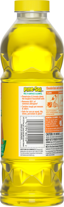 Pine-Sol Multi-Surface Cleaner, Lemon Fresh, 24 Fluid Ounces