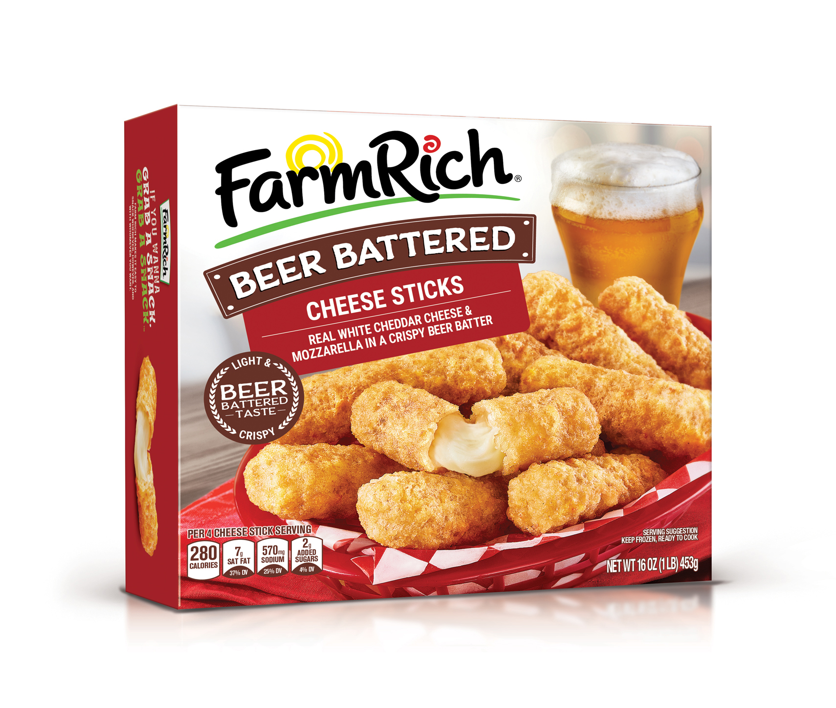FARM RICH BEER BATTERED CHEESE STICKS Giant Eagle Because It