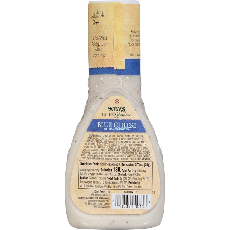 Ken's Steak House Blue Cheese with Gorgonzola Dressing | Giant Eagle | Because It Matters | Grocery Store & Pharmacy Ken's Steak House Blue Cheese with Gorgonzola Dressing | Giant Eagle | Because It Matters | Grocery Store & Pharmacy