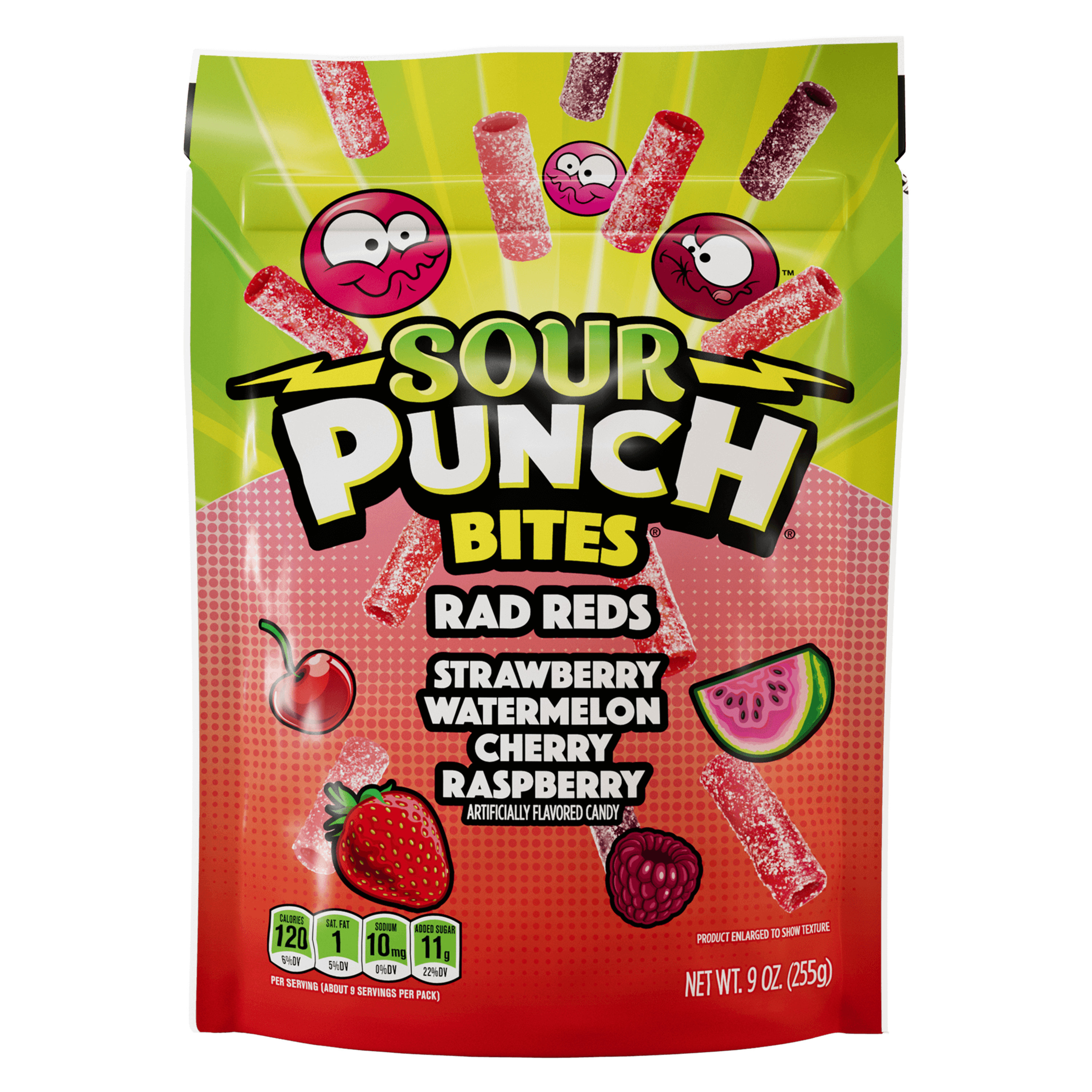 Sour Punch Bites Rad Reds Candy, 9oz Bag | Giant Eagle | Because