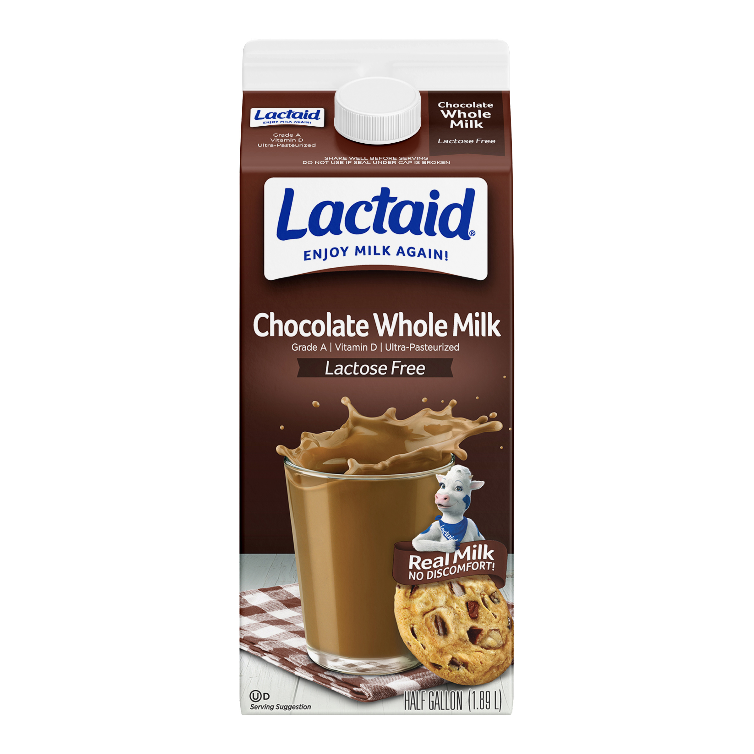 Lactaid Chocolate Whole Milk, 64 oz | Giant Eagle | Because It
