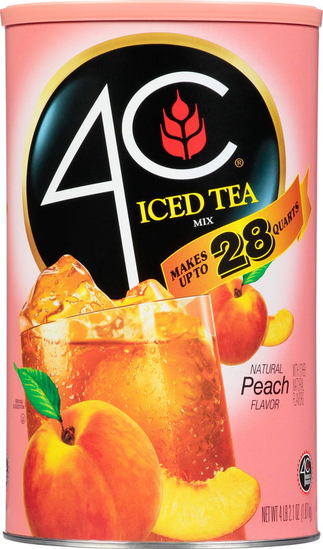 Swiss Premium Natural Peach Iced Tea - 1 Gallon Plastic Jug