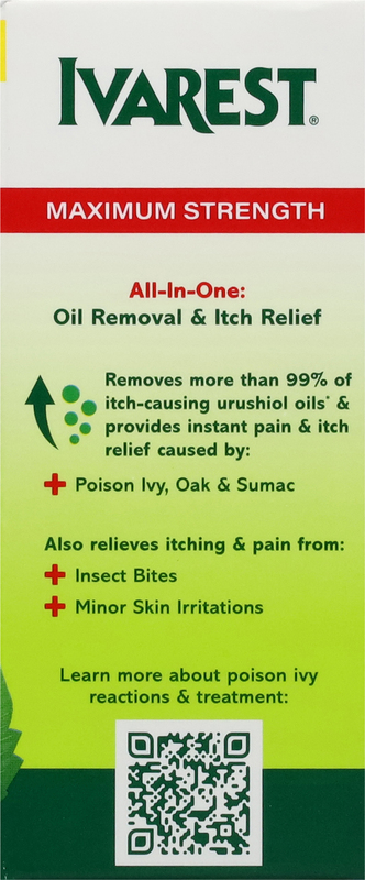 Ivarest Poison Ivy Maximum Strength Oil Removal & Itch Relief Pads