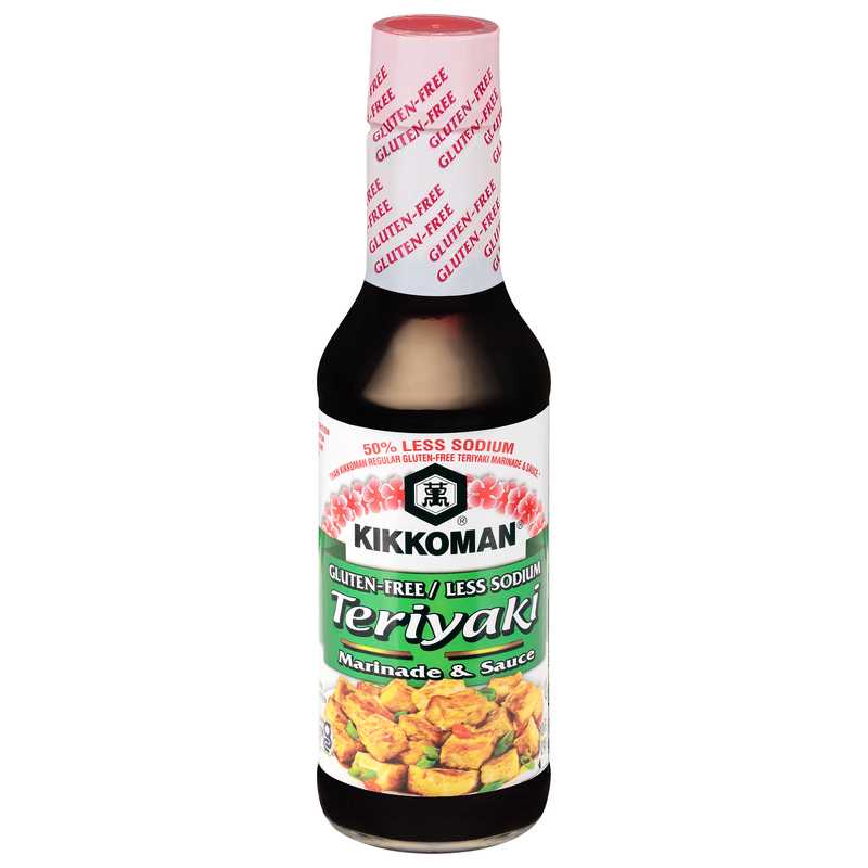 Kikkoman Marinade & Sauce, Gluten-Free, Less Sodium, Teriyaki