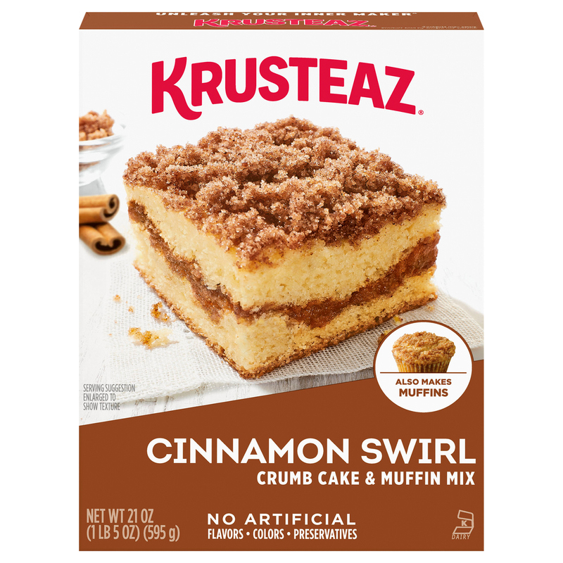 Krusteaz Cinnamon Swirl Crumb Cake & Muffin Mix | Giant Eagle